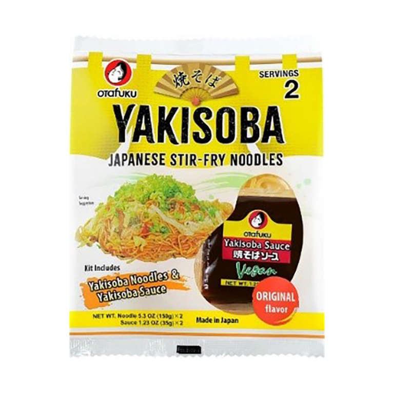 Yakisoba makaronai su padažu 370g (2 porcijos) (Otafuku)