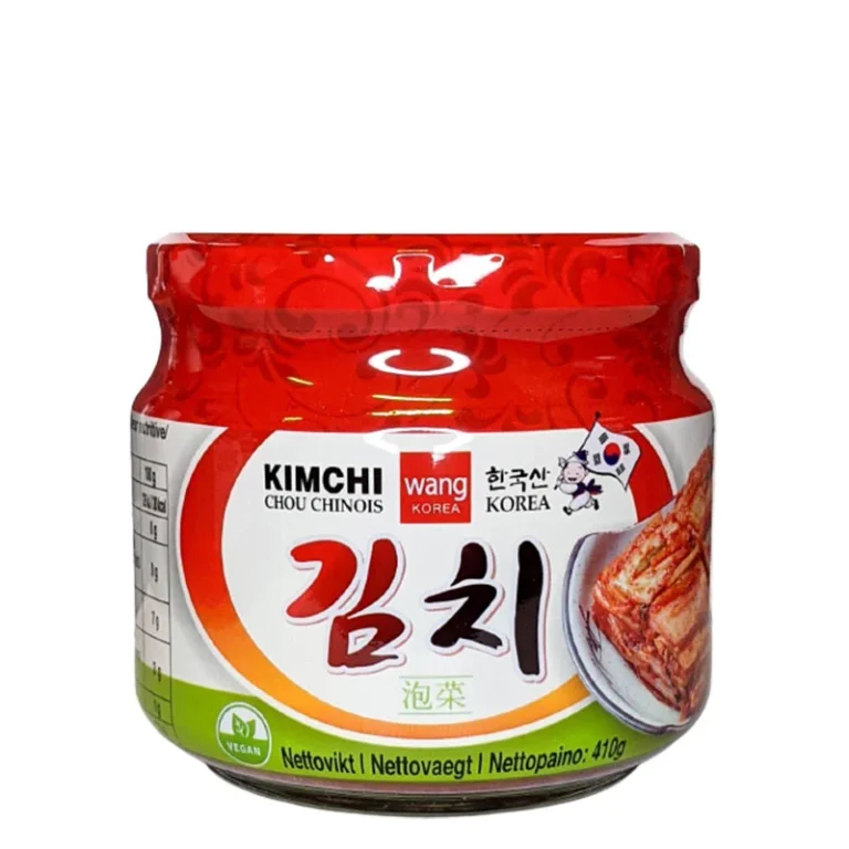 Korėjietiški Kimchi Napa kopūstai stiklainiuose 410g (Wang)