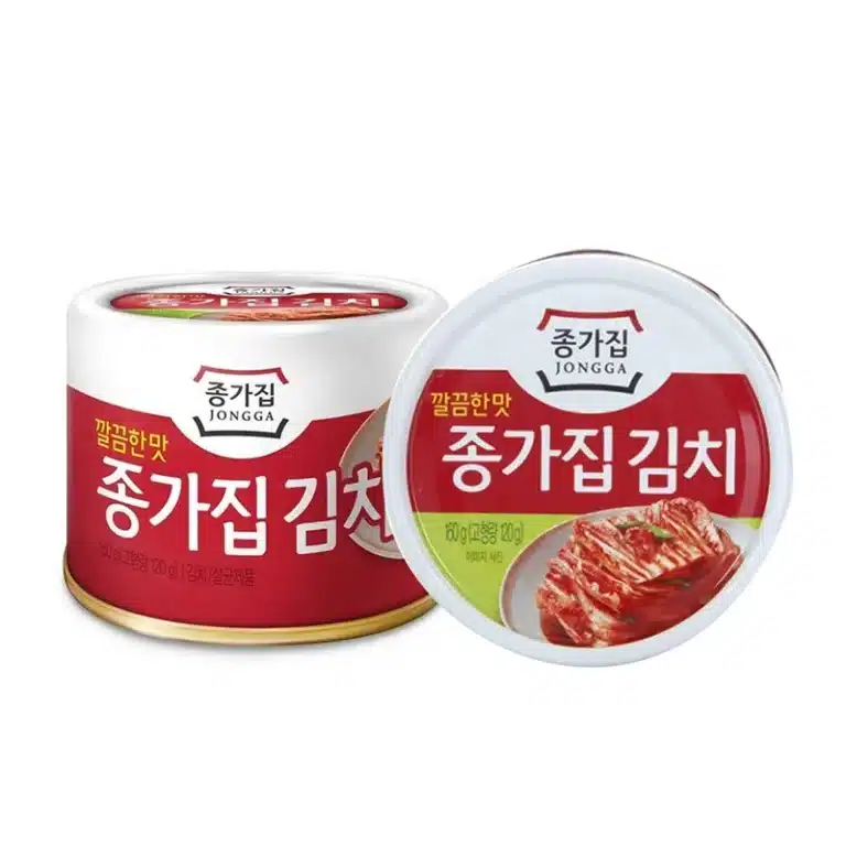 Kimchi - Fermentuotos Korėjietiškos daržovės (Nappa Cabbage Kimchi) 160g (Jongga) - Image 2