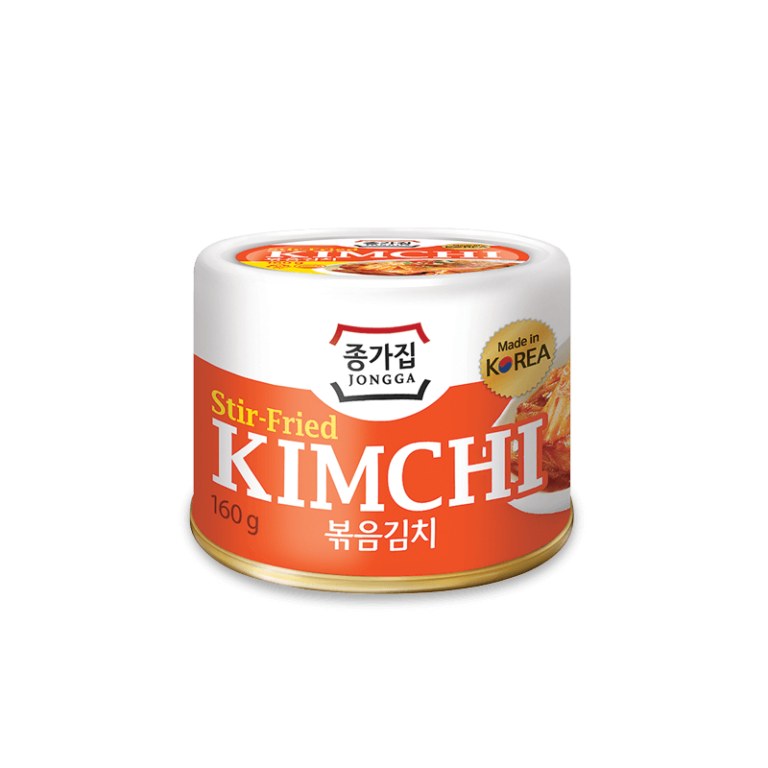 Kimchi - Fermentuotos Korėjietiškos daržovės (Stir-Fried Kimchi) 160g (Jongga)