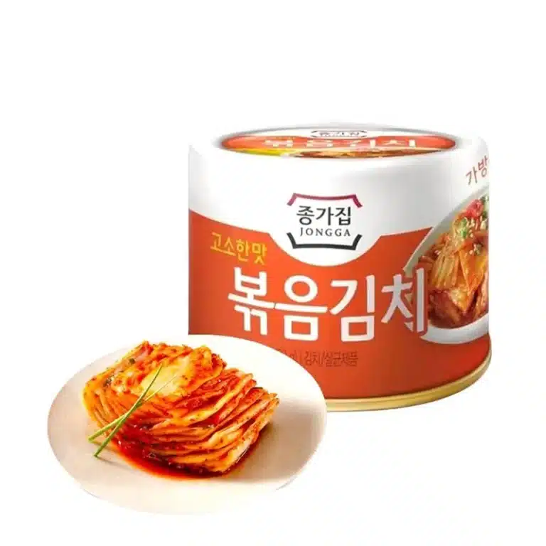 Kimchi - Fermentuotos Korėjietiškos daržovės (Stir-Fried Kimchi) 160g (Jongga) - Image 2