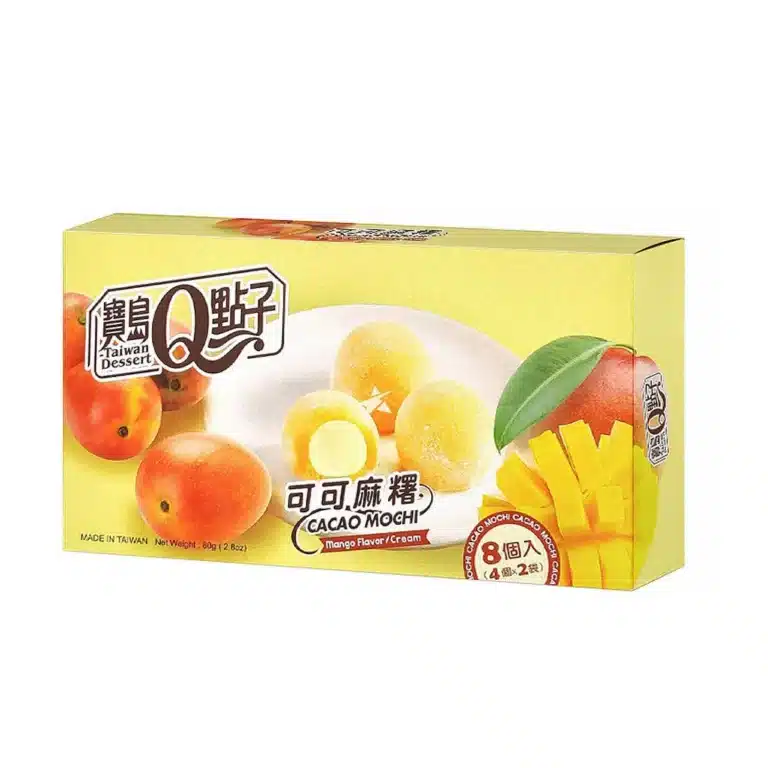 Mangų skonio Mini Cacao Mochi 80g - Taiwan desserts Q