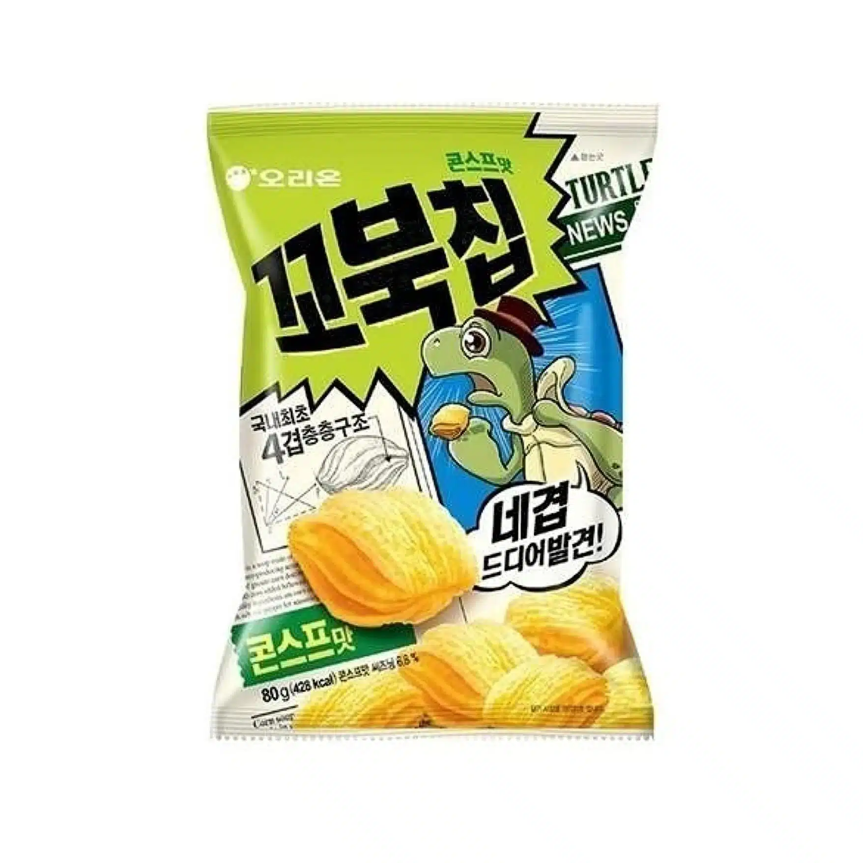 Kkobuk Sriubos skonio Kukurūzų užkandis 65g (Orion)