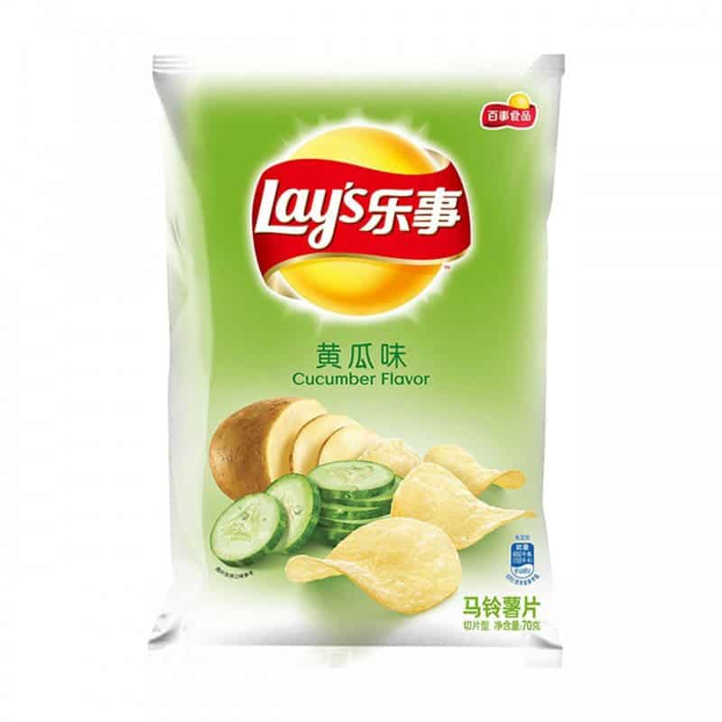 Agurkų skonio bulvių traškučiai 70g (Lay's)