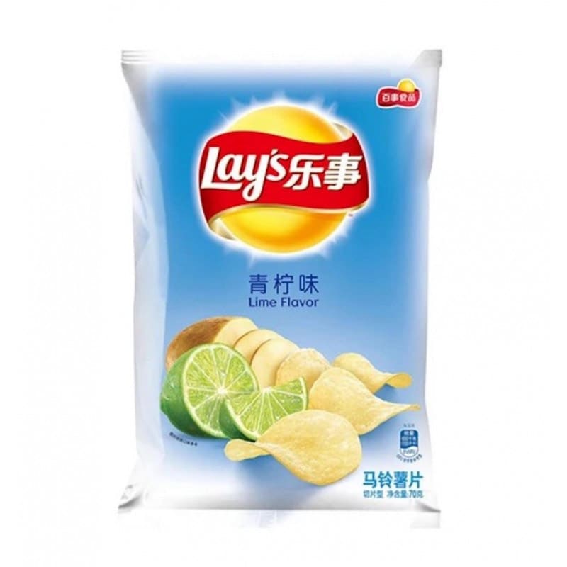 Žaliosios citrinos skonio bulvių traškučiai 70g – Lay's