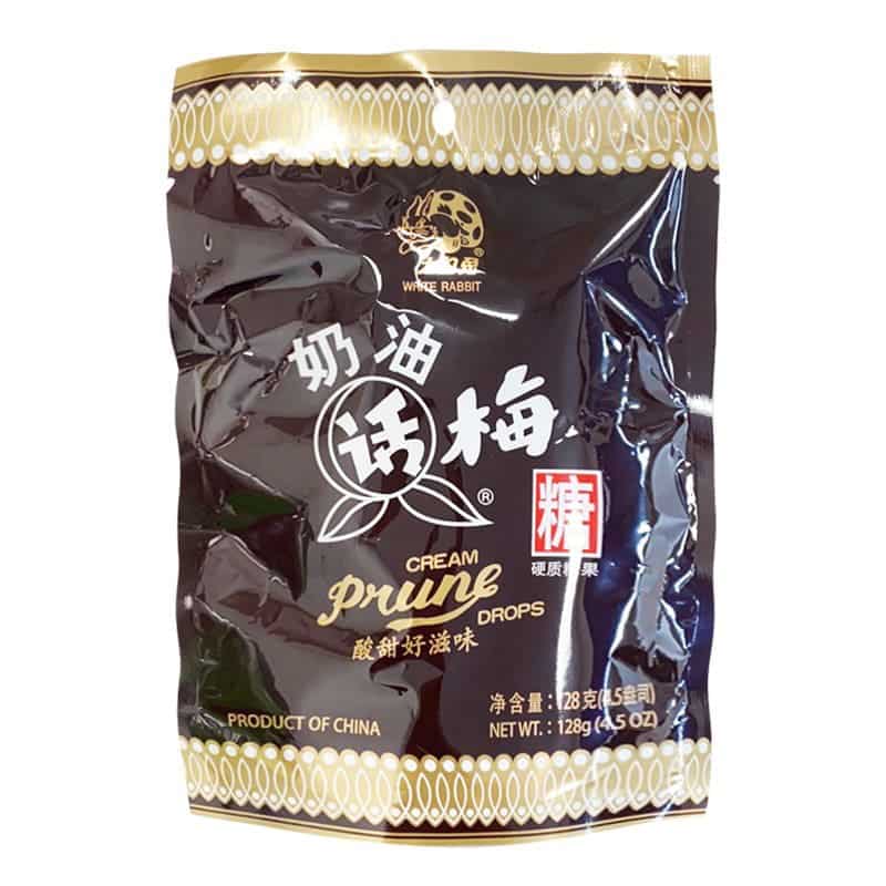 Kreminiai Slyvų skonio saldainiai 128g - White Rabbit