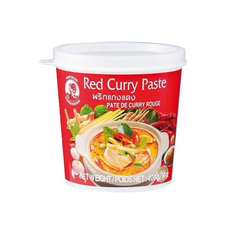 Raudonoji Kario Pasta 400g (COCK)