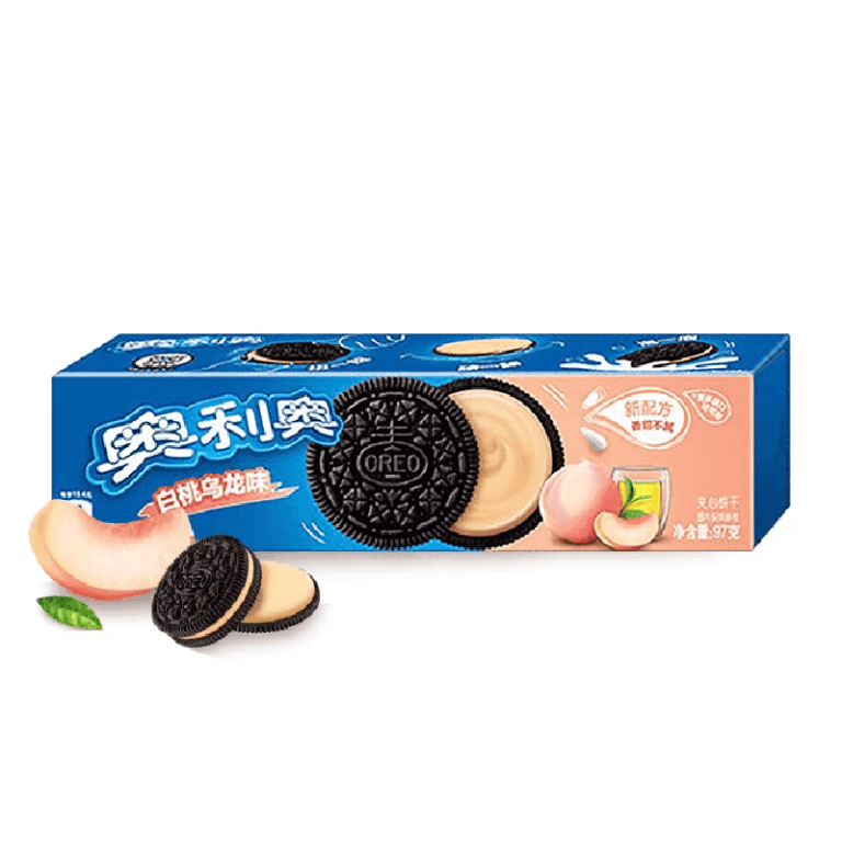 Oreo sausainiai su Persikų Oolong’o arbatos skonio kremu 97g (Oreo)
