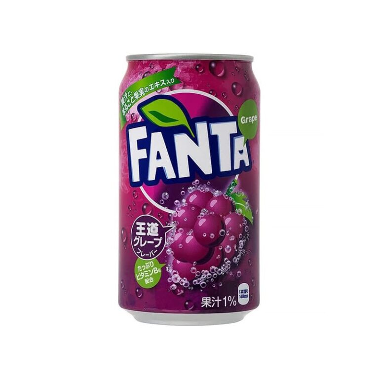 Vynuogių skonio Fanta 350ml (Coca Cola)