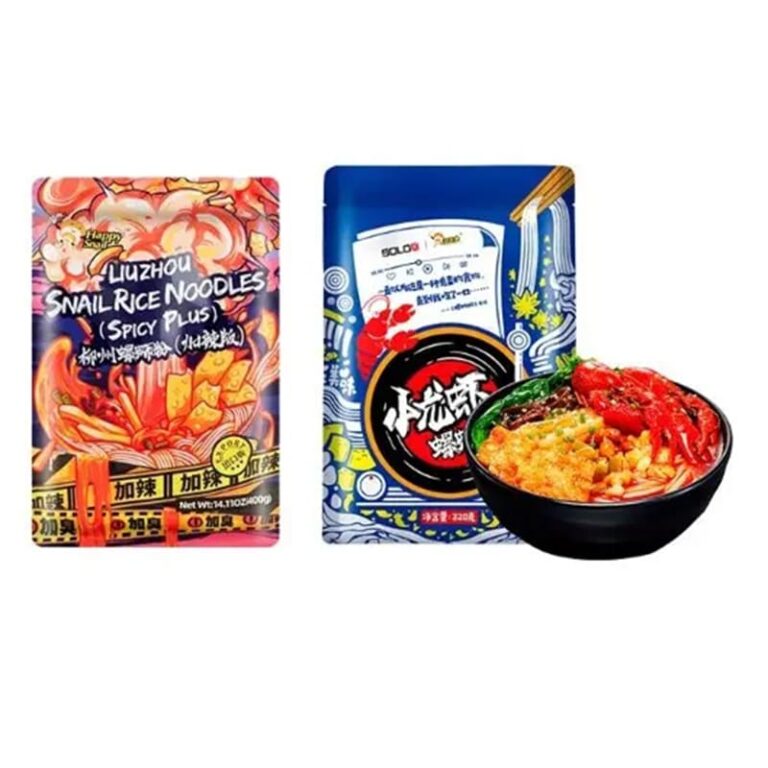 Luosifen Ryžių makaronai su Sriubos sultiniu (Vėžių skonio) 300g (HaoHuanLuo) - Image 2