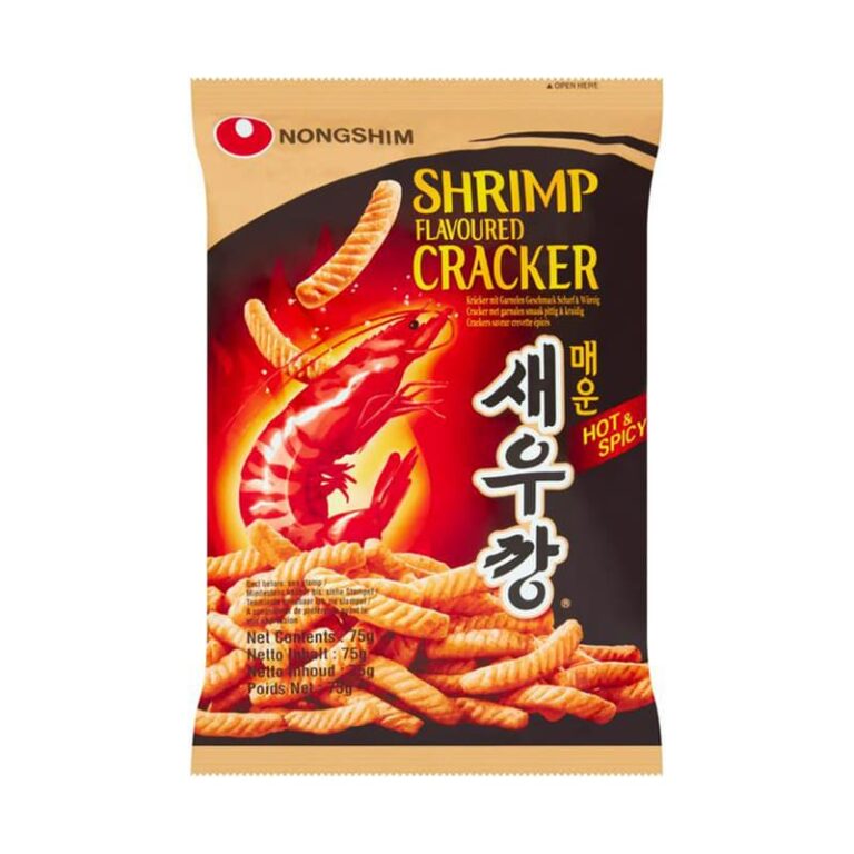 Aštrūs Krevečių Traškučiai 75g (Nongshim)