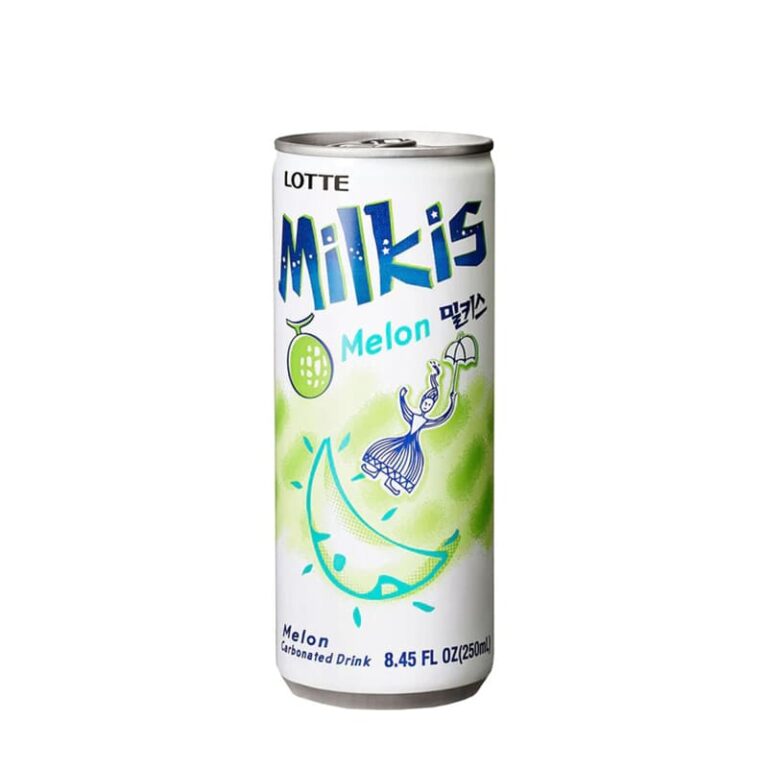 Milkis Melionų skonio gazuotas pieniškas gėrimas 250ml (Lotte)