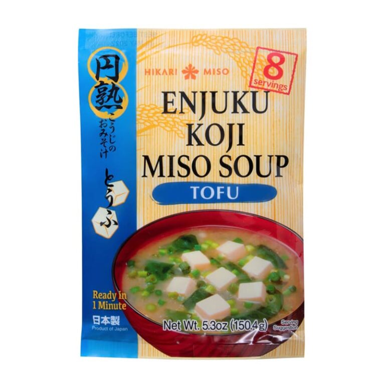 Greitai paruošiama Miso sriuba Enjuku Koji Tofu 150g – 8 porcijos (Hikari Miso)