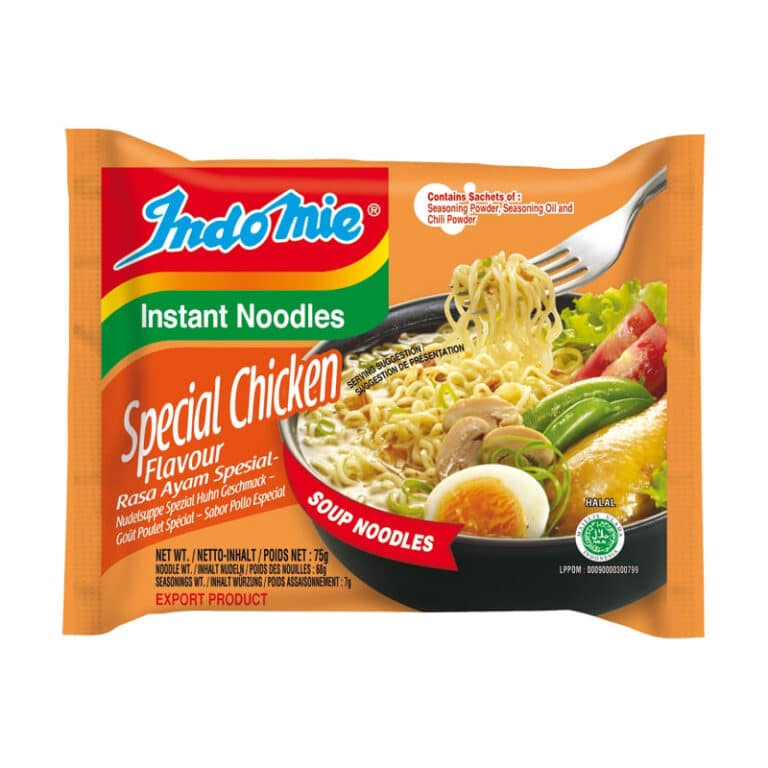 Greitai paruošiami Special Vištienos skonio makaronai 75g (Indomie)