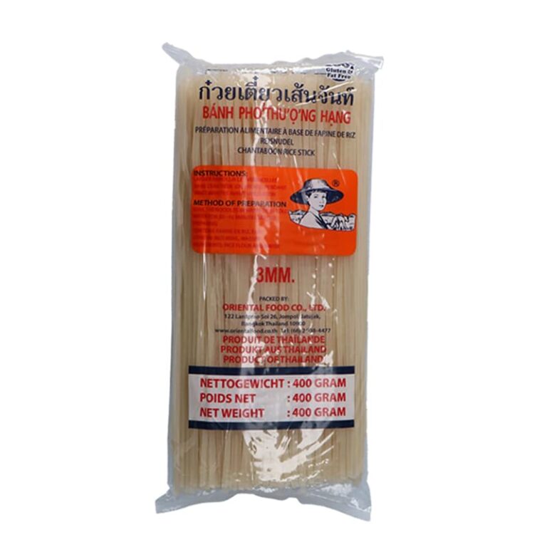 Ryžių Makaronai Banh Pho 3mm 400g (Farmer)