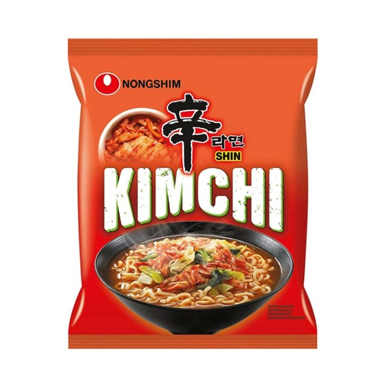 Daržovių Ramenas Shin - Kimchi Skonio 120g (Nongshim)
