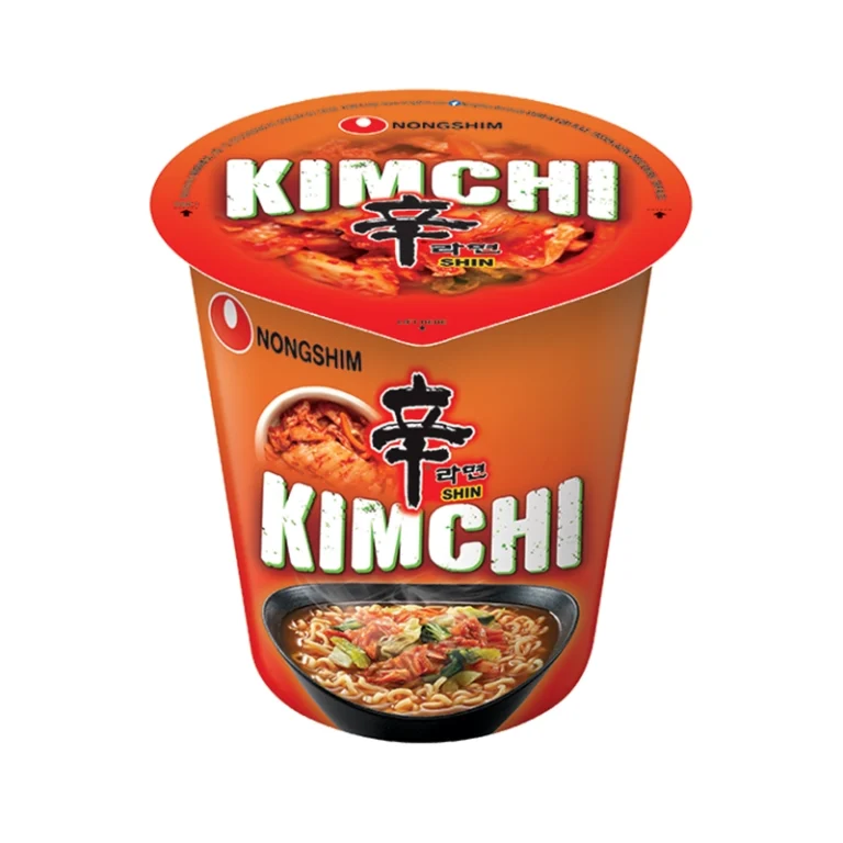Shin Rmyun Kimchi skonio makaronai indelyje 75g (Nongshim)