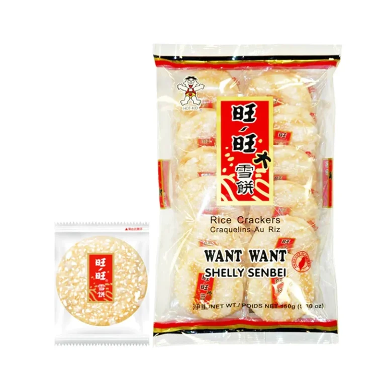 Shelly Senbei Saldūs Ryžių Krekeriai 150g (Want Want)