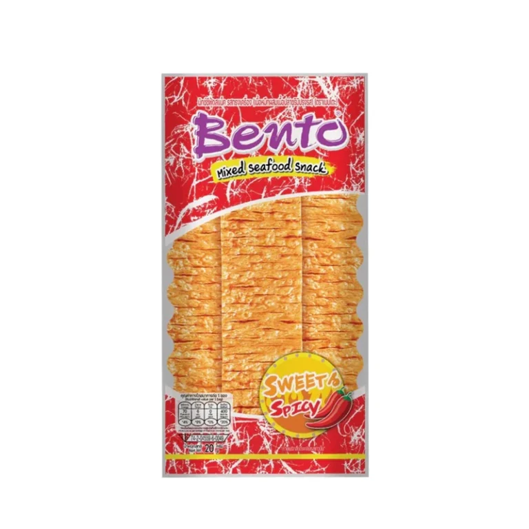 Saldžiai aštrus keptų Kalmarų užkandis 20g (BENTO)