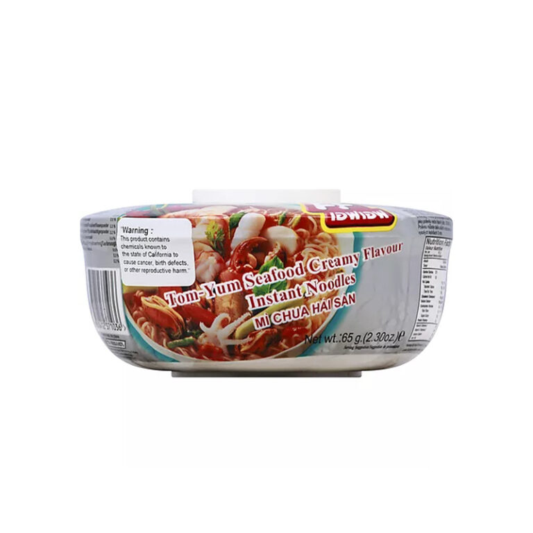 Greitai paruošiami makaronai Tom Yum krevečių ir grietinėlės skonio indelyje 65g - FF Food - Image 3