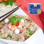 Kiaulienos skonio „Hu Tieu“ Sriubos pagrindas 284g - Quoc Viet BBD: 2026-03-31