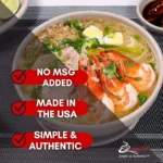 Kiaulienos skonio „Hu Tieu“ Sriubos pagrindas 284g - Quoc Viet BBD: 2026-03-31