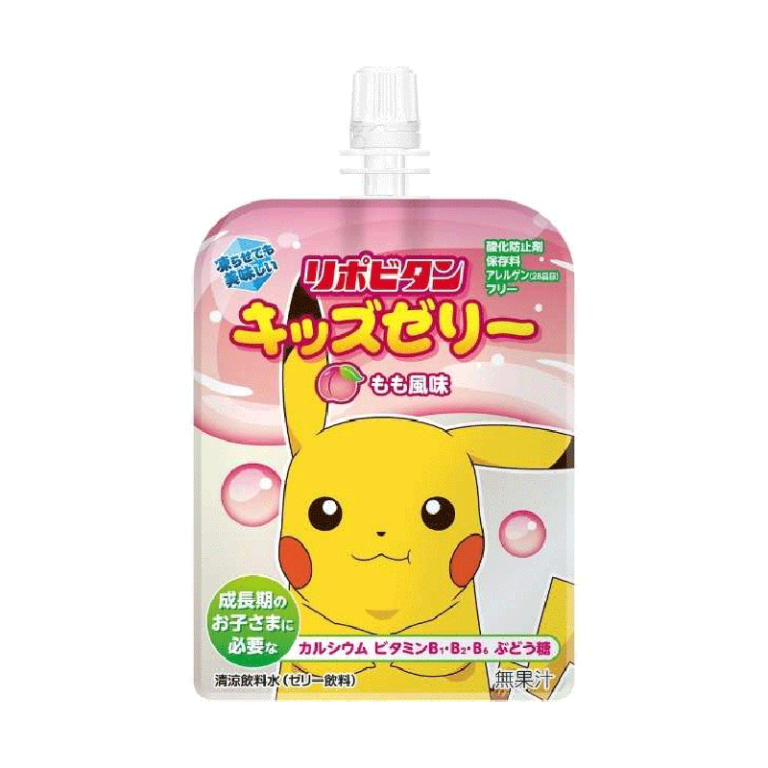 Lipovitan Pokemon Gaivus Persikų skonio žėlė gėrimas 125g - Taisho