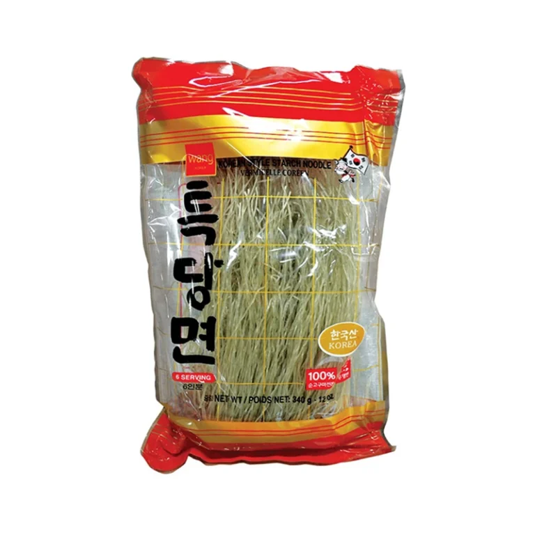Korėjietiški saldžiųjų bulvių makaronai (krakmolo makaronai) 340g (Wang)