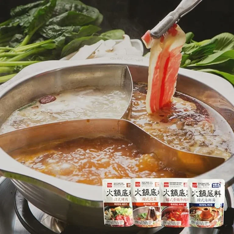 Sriubos pagrindas Aštriam daržovių Hot Pot 200g (Wang) - Image 3