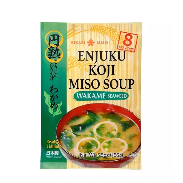 Greitai paruošiama Miso sriuba su Enjuku Koji Wakame 156g – 8 porcijos (Hikari Miso)
