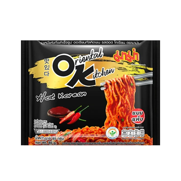 Aštrūs Korėjietiško Stiliaus Makaronai 85g (Mama)
