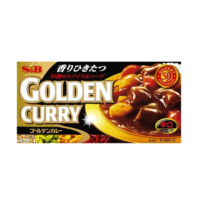 Japoniškas aštrus karis Golden Curry 220g (12 porcijų) - SB
