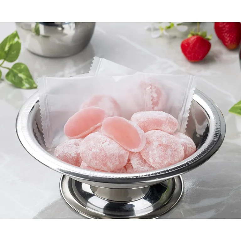 Braškių skonio Mochi (individualus pakuotės tipas) 130g - Seiki - Image 3