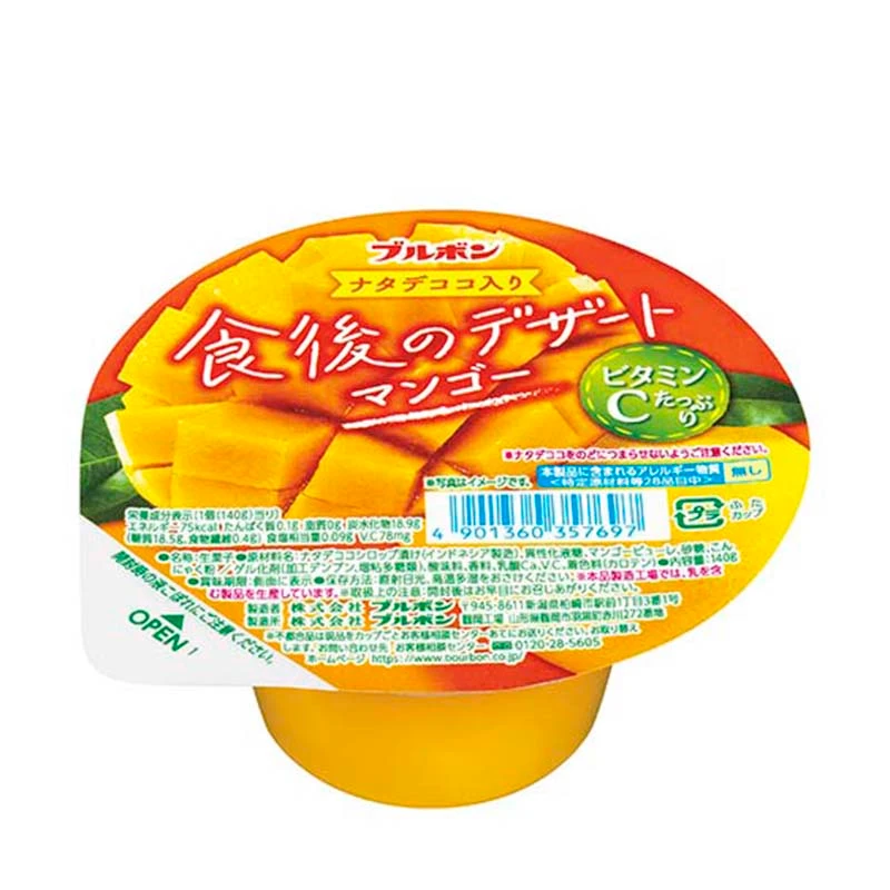 Shokugo Mangų skonio želės desertas 140g - Bourbon