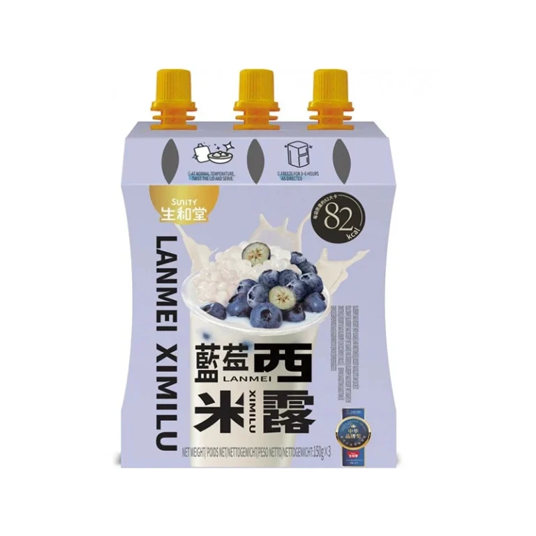 Sago desertinis gėrimas su Mėlynėmis 150g*3bag - Sunity