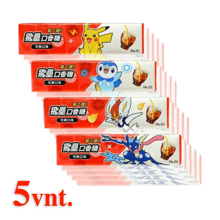 POKEMON Colos skonio kramtomoji guma 25g*5vnt. - President