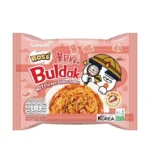 Buldak Rose Aštrūs vištienos skonio makaronai (Japoniška pakuotė) 140g  - Samyang JP