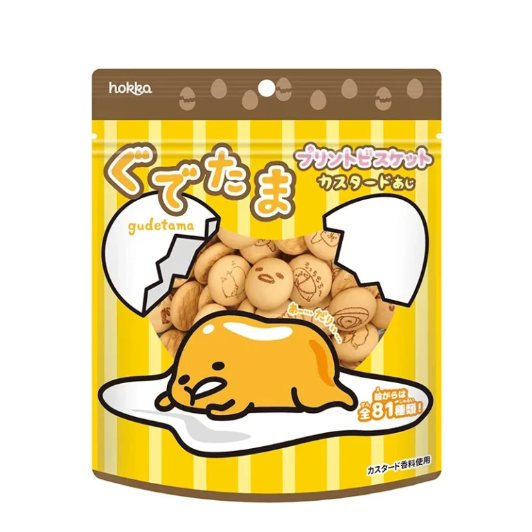 Gudetama personažo biskvitiniai sausainiai 38g  - Hokuriku Seika
