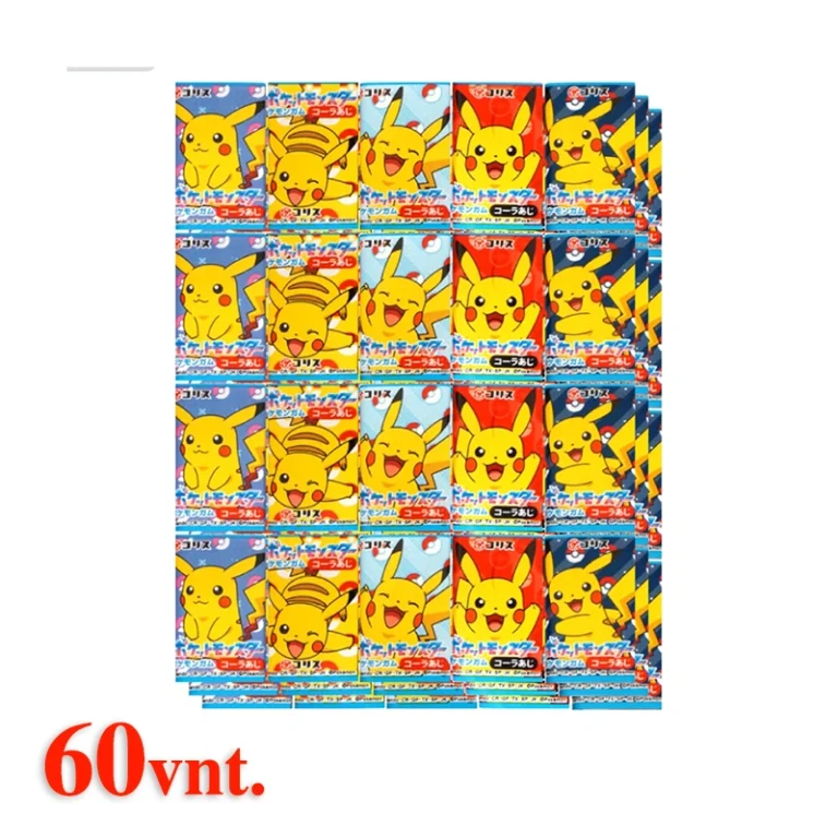 Pokemon kolos skonio kramtomoji guma 6g *60vnt - Coris