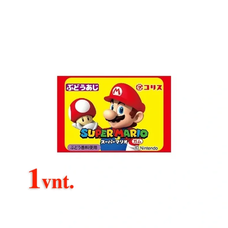 Super Mario vynuogių skonio kramtomoji guma 6g*1vnt - Coris