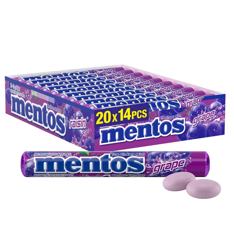 Mentos Vynuogių skonio kramtomi saldainiai 37.5g  - Kracie - Image 3