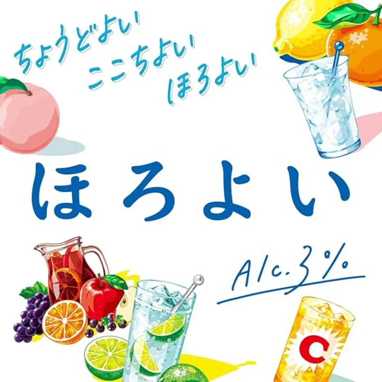 Japoniškas alkoholinis gėrimas - Horoyoi Baltųjų Vynuogių skonio alkoholinis gėrimas (alk. 3.0%) 350ml - Suntory 2025-07-31 - Image 2