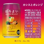 Japoniškas alkoholinis gėrimas - Horoyoi Juodųjų serbentų ir Apelsinų skonio (alk. 3.0%) 350ml - Suntory