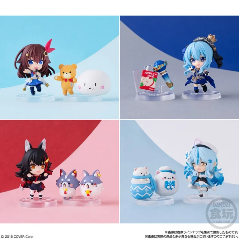 „Holo Live“ Deformed mini figūrėlių kolekcija su kramtomąja guma Vol.1 - 1vnt. - Bandai - Image 2