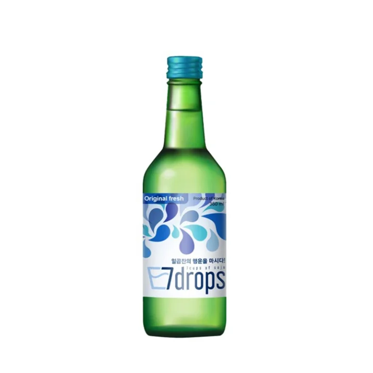 Korėjietiškas Soju – „Original Fresh“ (alk 16%) 360ml - 7drops