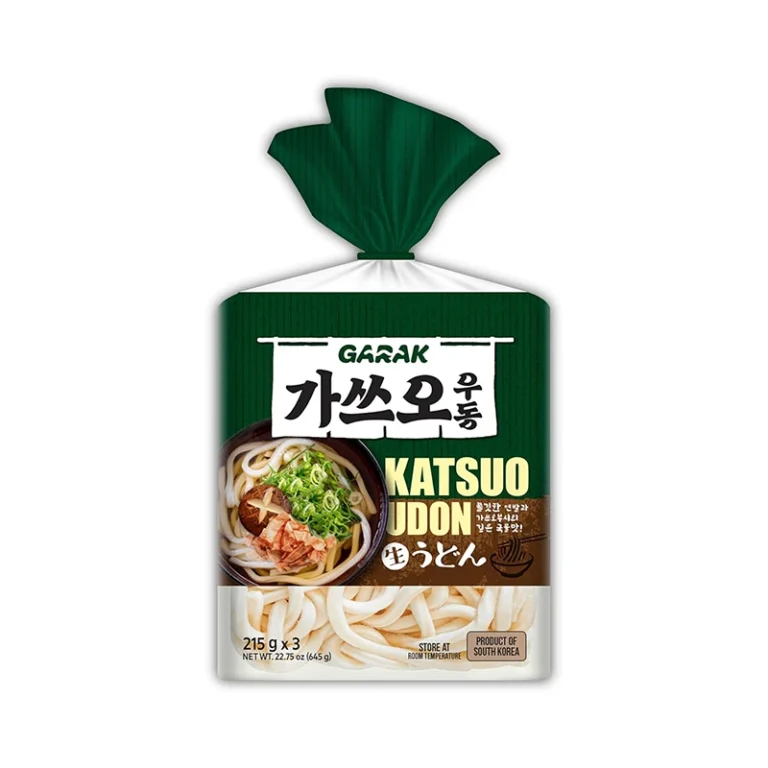 Katsuo Udon makaronai 3 porcijos 645g (215g*3vnt) - Garak - Image 2