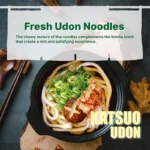 Katsuo Udon makaronai 3 porcijos 645g (215g*3vnt) - Garak