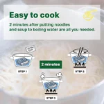 Katsuo Udon makaronai 3 porcijos 645g (215g*3vnt) - Garak