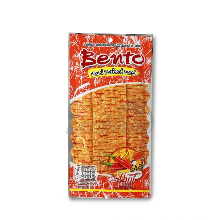 Nam Prik Thai Original skonio aštrus vytintų jūrų gerybių užkandis 20g - BENTO