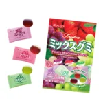 100 Guminukų miksas (obuolių, muskatinių vynuogių, vynuogių) 107g - Kasugai